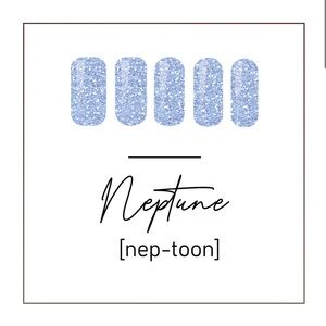 ✨NEW✨ Siara Martin Beauty, Blue Nail Gel Wraps with Glitter